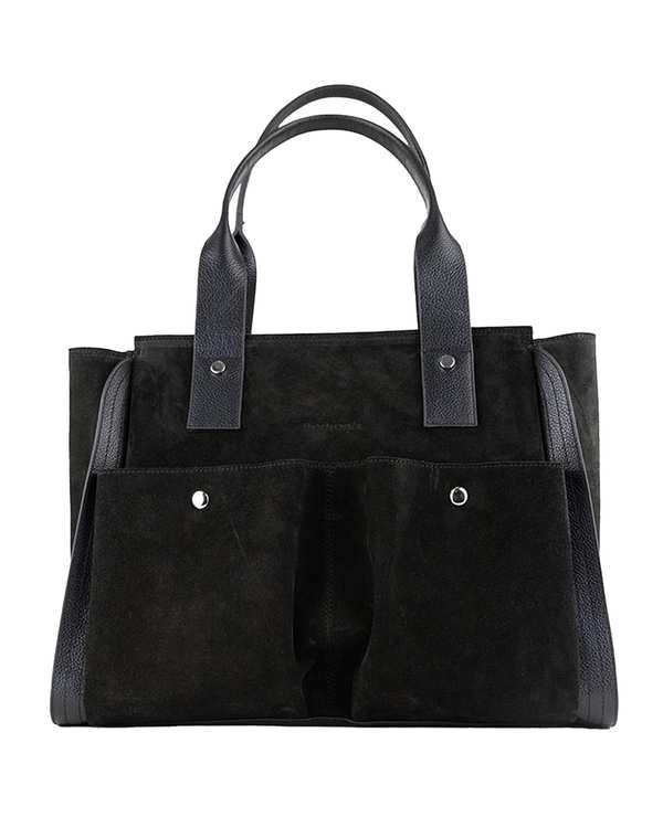 کیف دوشی چرم مشکی برتونیکس Berttonix کد ۴۰۵۱-۶۹۷