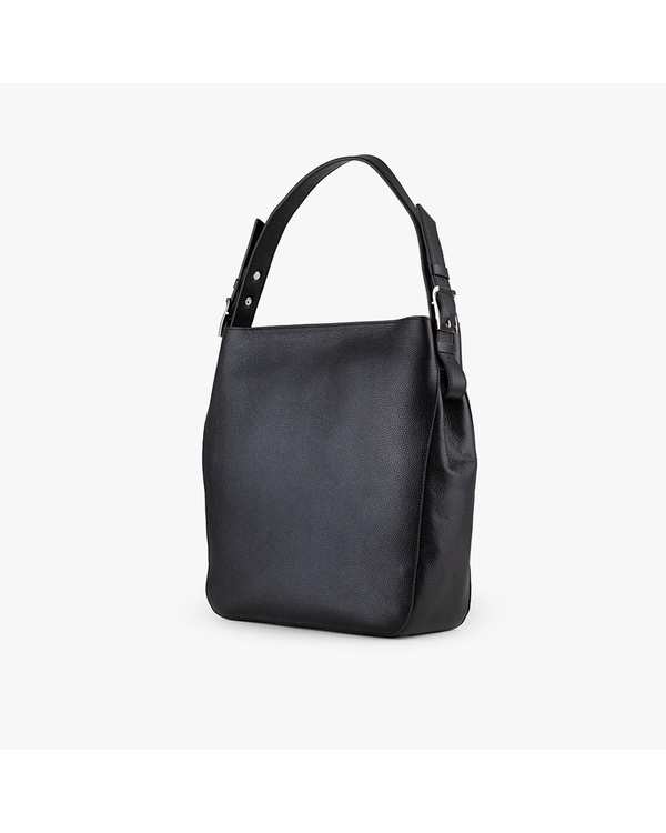 کیف دوشی چرم مشکی برتونیکس Berttonix کد ۴۰۵۴-۶۹۷ - تصویر 4