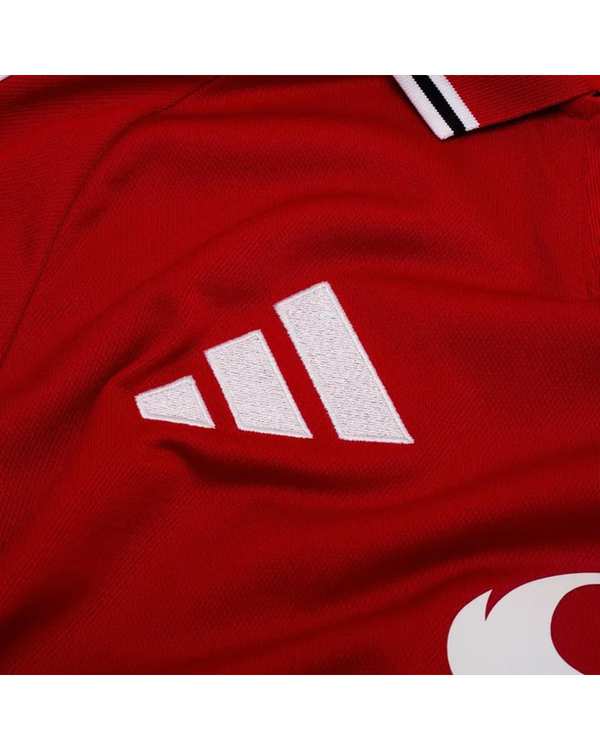 ست پولوشرت و شلوارک ورزشی مردانه قرمز پانیل Panil مدل منچستر یونایتد Home 2027 - تصویر 10