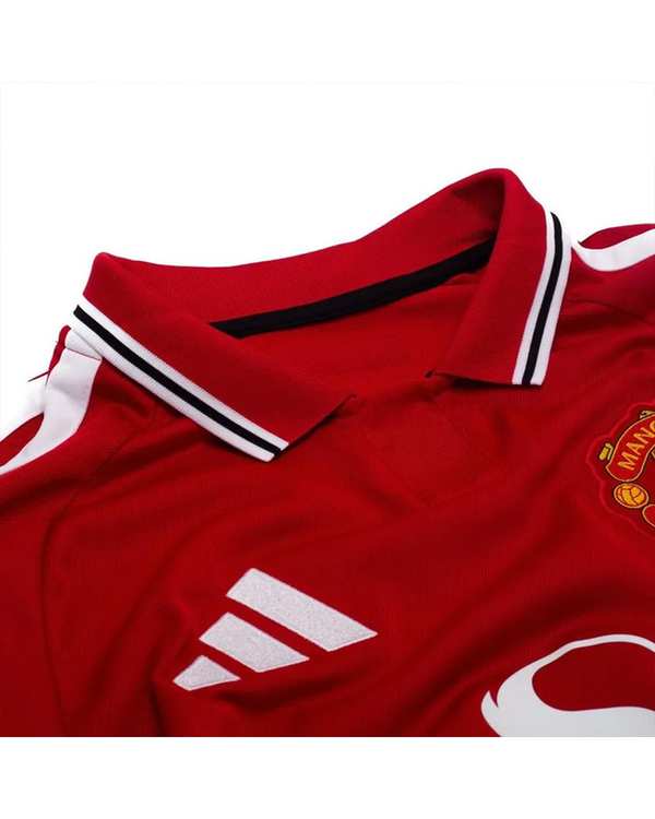 پولوشرت ورزشی مردانه قرمز پانیل Panil مدل منچستر یونایتد Home 2027 - تصویر 2