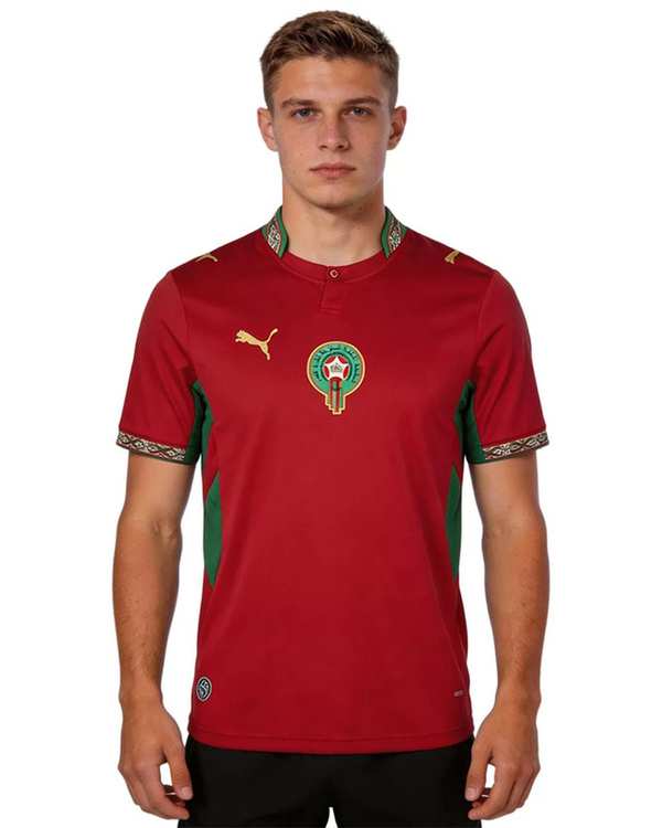 تیشرت ورزشی مردانه قرمز پانیل Panil مدل مراکش Home 2026
