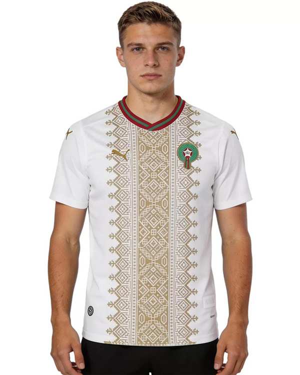تیشرت ورزشی مردانه سفید پانیل Panil مدل مراکش Away 2026