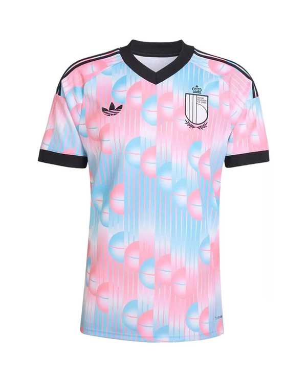 تیشرت ورزشی مردانه سفید پانیل Panil مدل بلژیک Away 2026 - تصویر 4