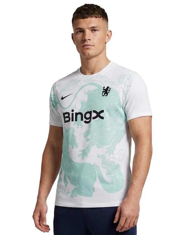 تیشرت ورزشی مردانه سفید پانیل Panil مدل چلسی دراگون