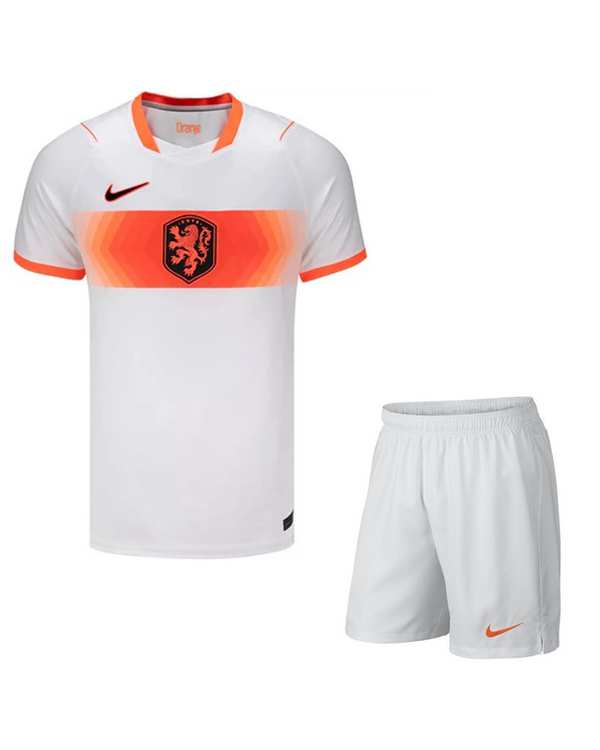 ست تیشرت و شلوارک ورزشی مردانه سفید پانیل Panil مدل هلند Away 2026 - تصویر 6