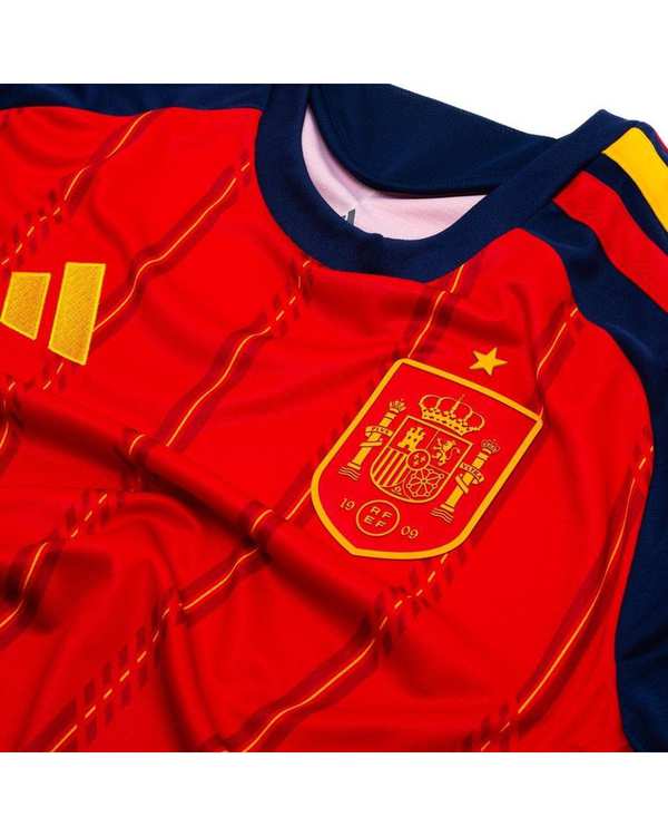 ست تیشرت و شلوارک ورزشی پسرانه قرمز پانیل Panil مدل اسپانیا Home 2026 - تصویر 10