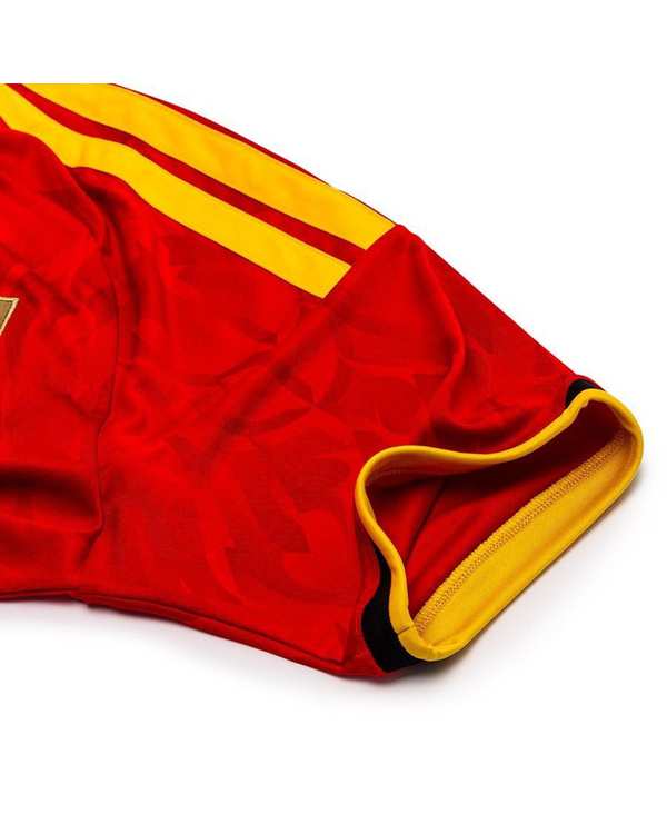 ست تیشرت و شلوارک ورزشی مردانه قرمز پانیل Panil مدل بلژیک Home 2026 - تصویر 7