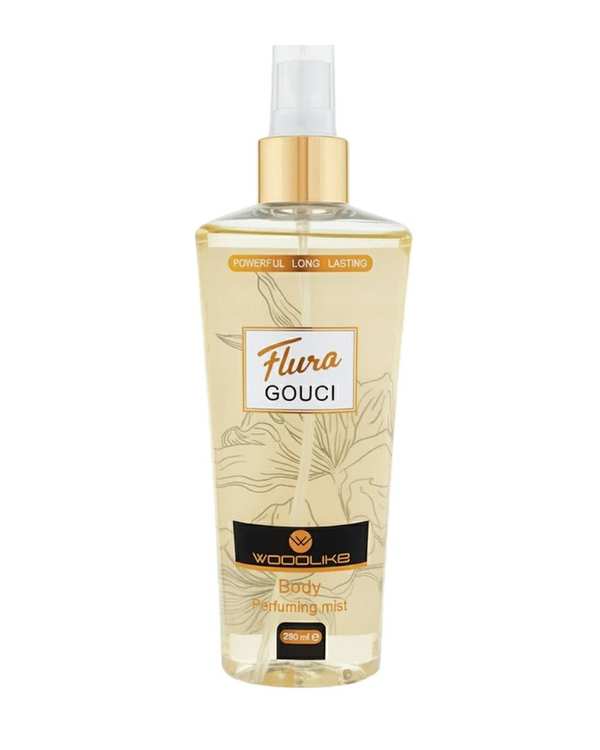 بادی اسپلش زنانه وودلایک Woodlike مدل Flura Gouci حجم 250 میلی لیتر