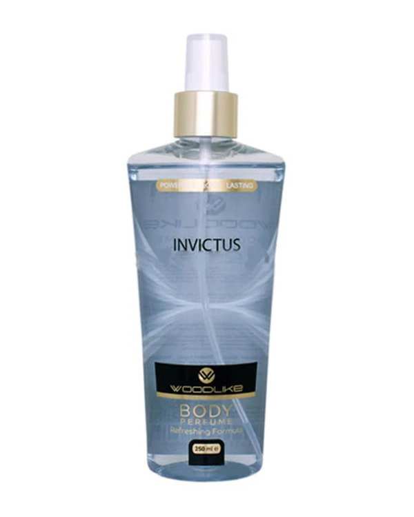 بادی اسپلش مردانه وودلایک Woodlike مدل INVICTUS حجم 250 میلی لیتر