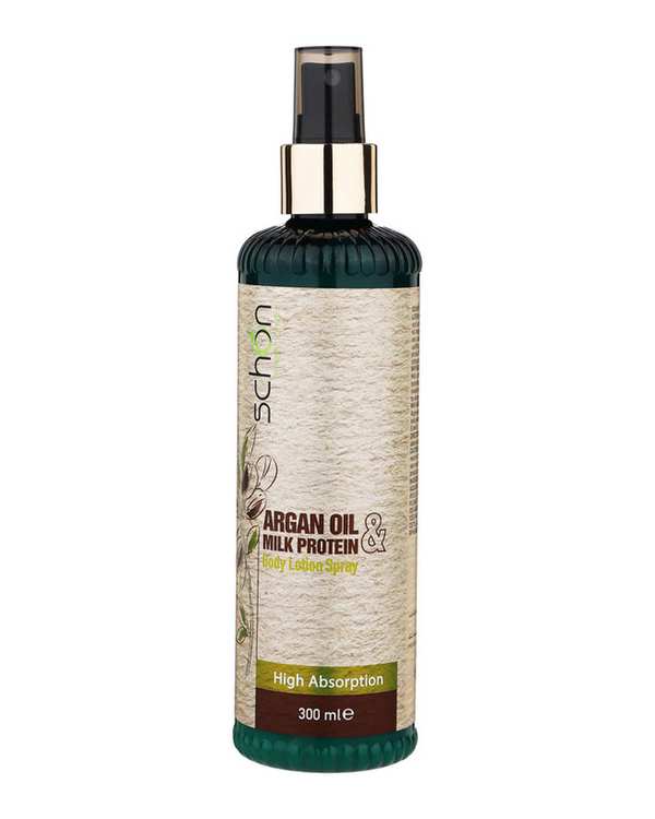 لوسیون بدن شون Schon مدل Argan Oil And Milk Protein حجم 300 میلی لیتر