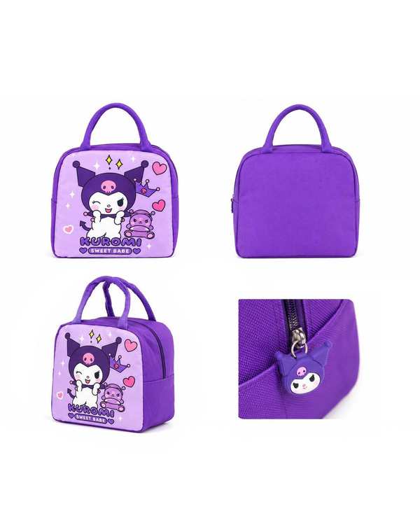 کیف ظرف غذا عایق دار فانتزی طرح کرومی Kuromi - ارسال رندوم - تصویر 4