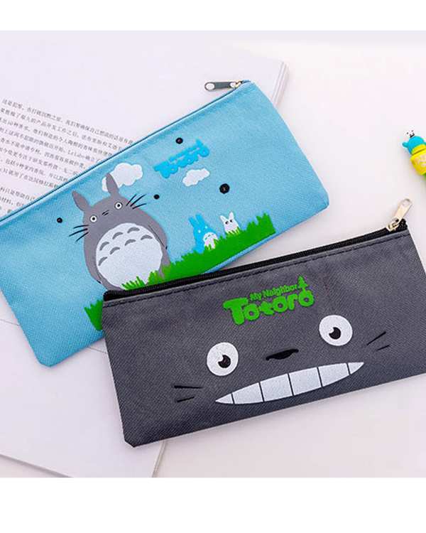 جامدادی برزنتی فانتزی Totoro آبی مدل 8964 - تصویر 3
