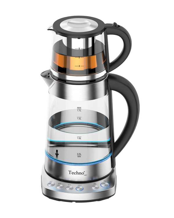 چای ساز استیل مشکی تکنو Techno کد TS-937