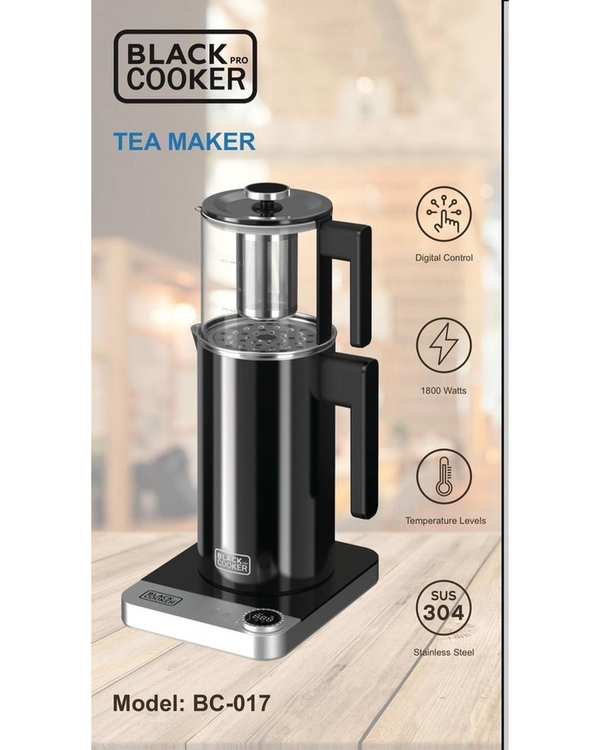 چای ساز استیل بلک کوکر مدل BC-017-S - تصویر 2
