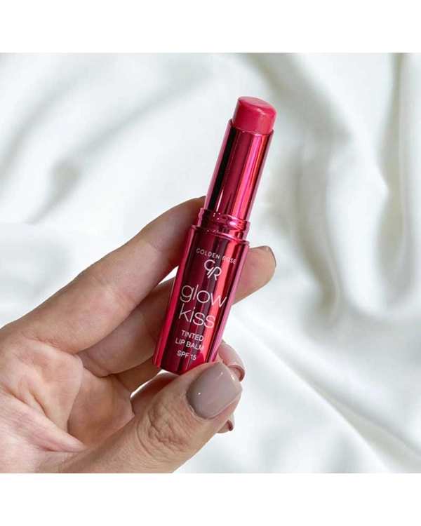 بالم لب و تینت لب بالم لب رنگی گلدن رز Golden Rose مدل Glow Kiss Tinted شماره 03 - تصویر 2