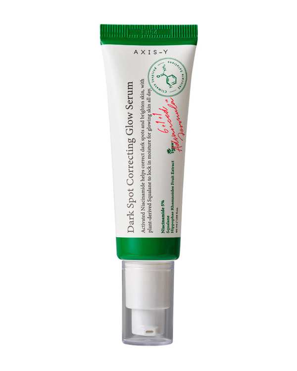 سرم ضد لک و درخشان کننده اکسیس وای AXIS Y روشن کننده و اصلاح کننده تیرگی پوست سری Dark Spot Correcting مدل Glow Serum حجم 50 میلی لیتر