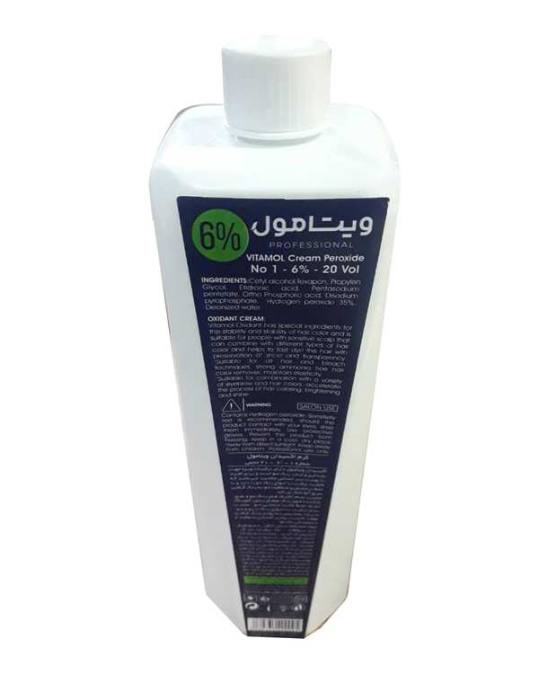 اکسیدان 6 درصد 1000 میلی لیتری ویتامول - تصویر 2