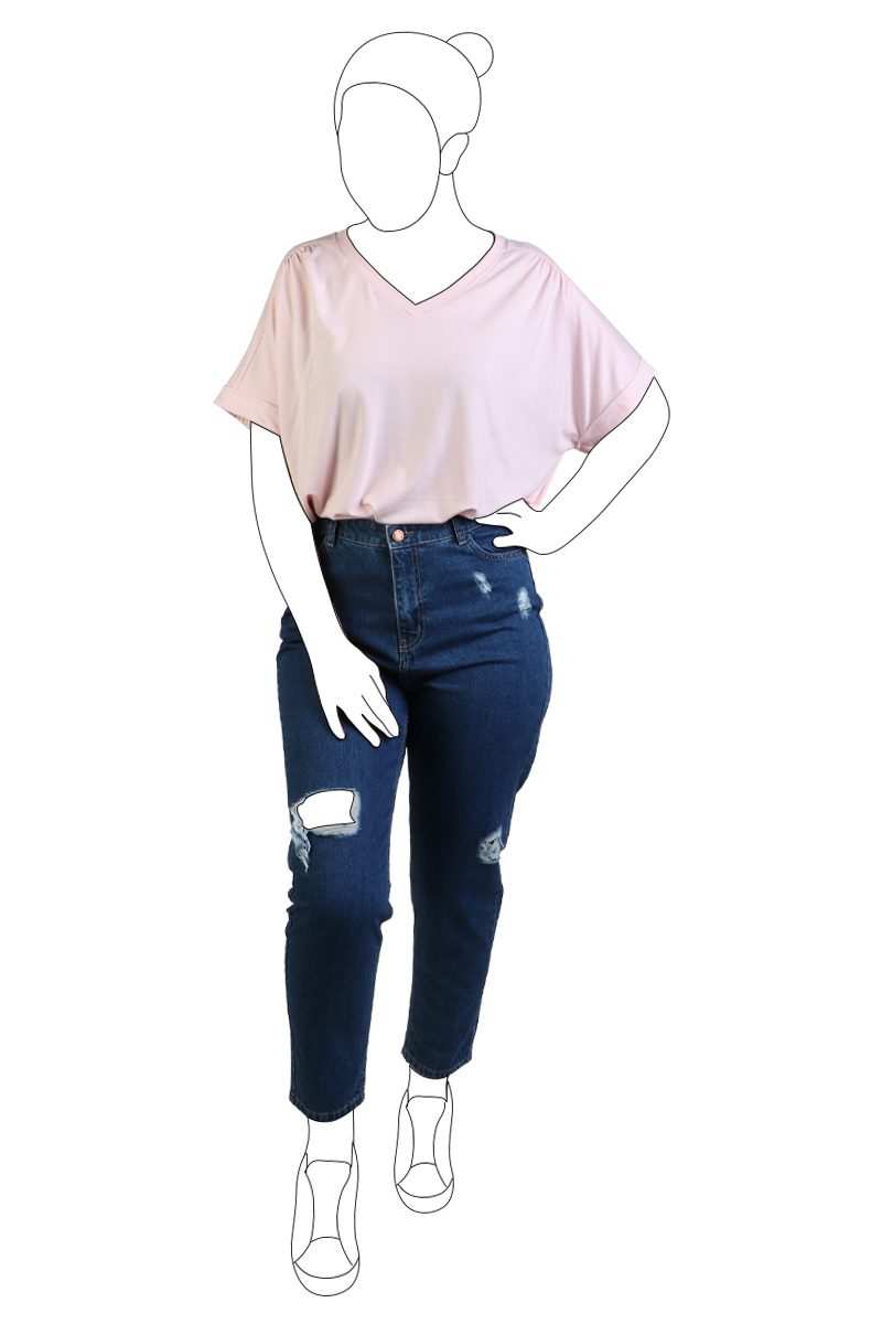 شلوار Mom Jeans زاپ دار ناریان