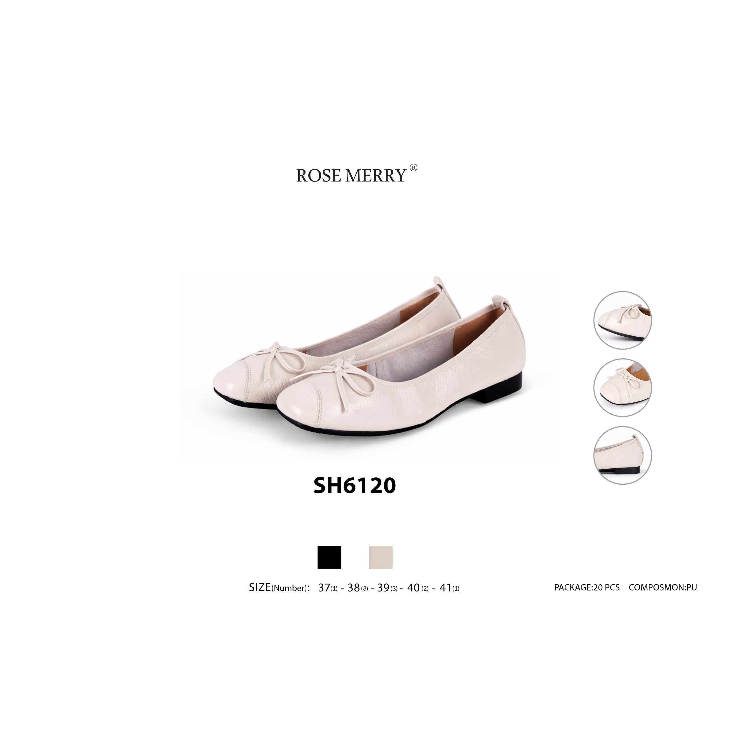 کفش کلاسیک زنانه رزمری مدل SH6120
