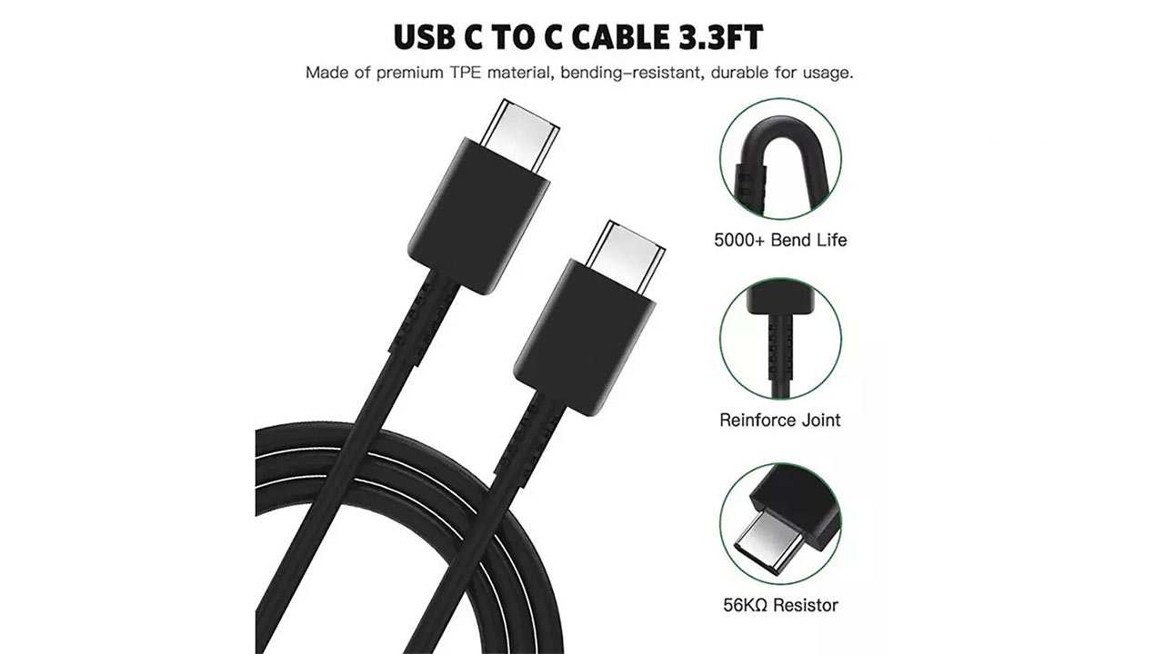 شارژر دیواری سوپر فست سامسونگ مدل EP-TA845 به همراه کابل تبدیل USB-C (اصلی-ویتنام)