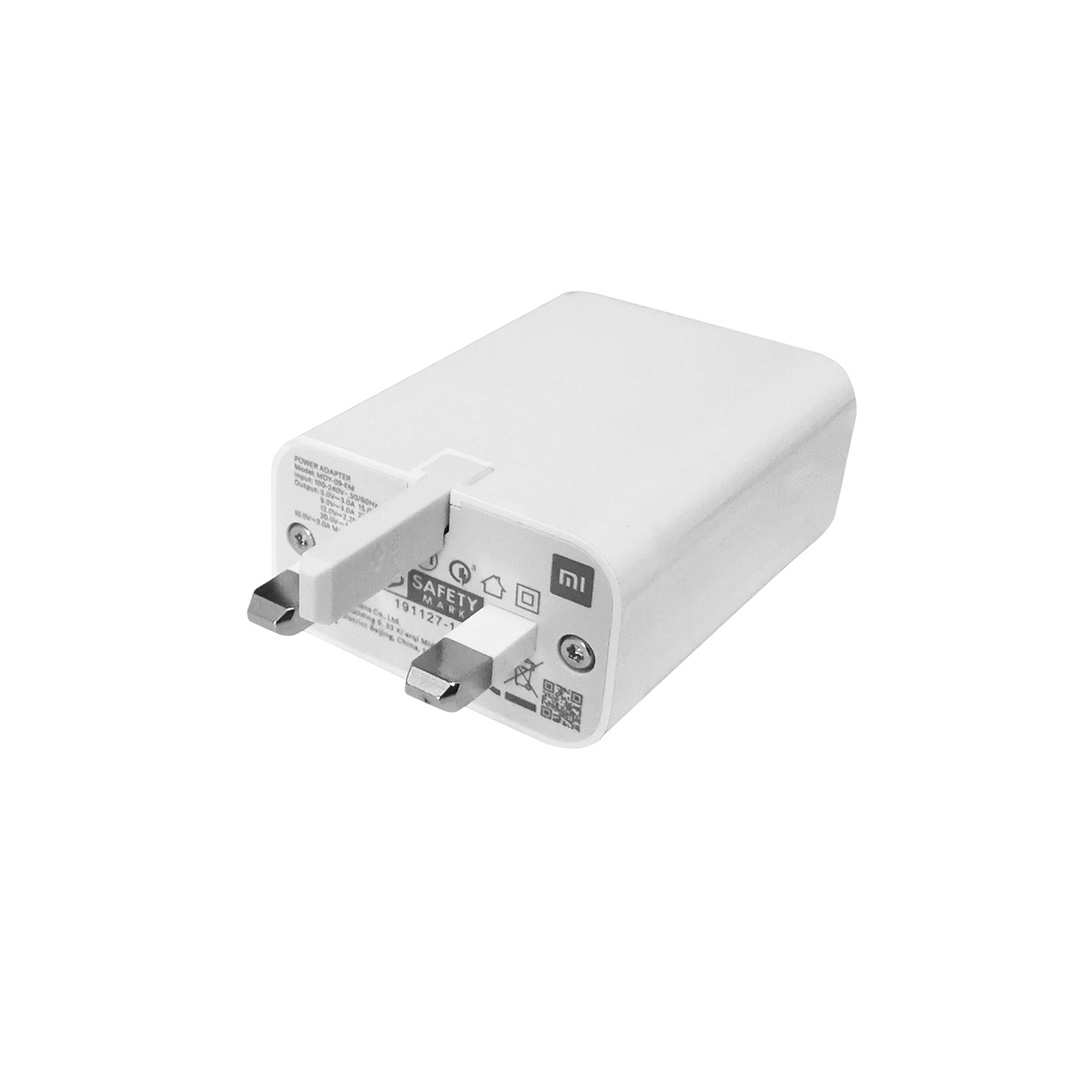 شارژر دیواری اورجینال شیائومی Super Fast مدل MDY-09-EM به همراه کابل تبدیل USB-C