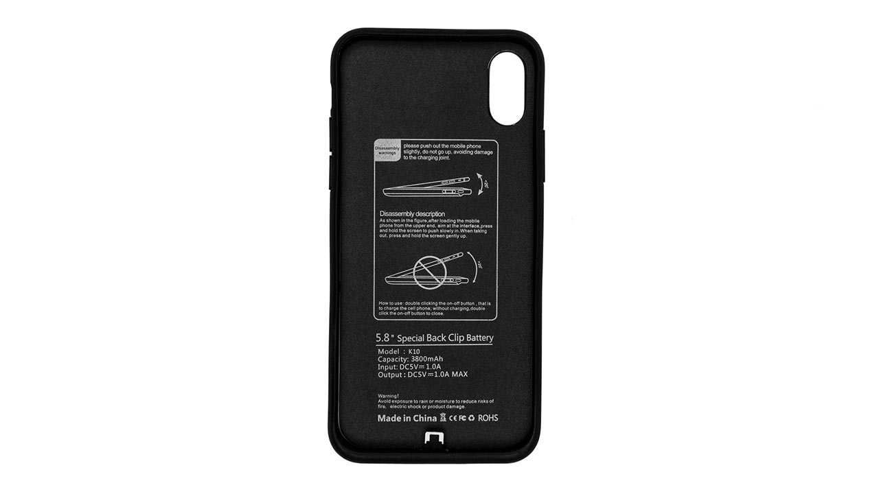 کاور شارژ کانفلون مدل K10 ظرفیت 3800mah مناسب گوشی موبایل اپل iphone X/XS