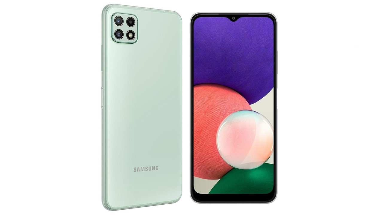 گوشی موبایل سامسونگ مدل Galaxy A22 (5G) با ظرفیت 64/4GB دو سیم کارت