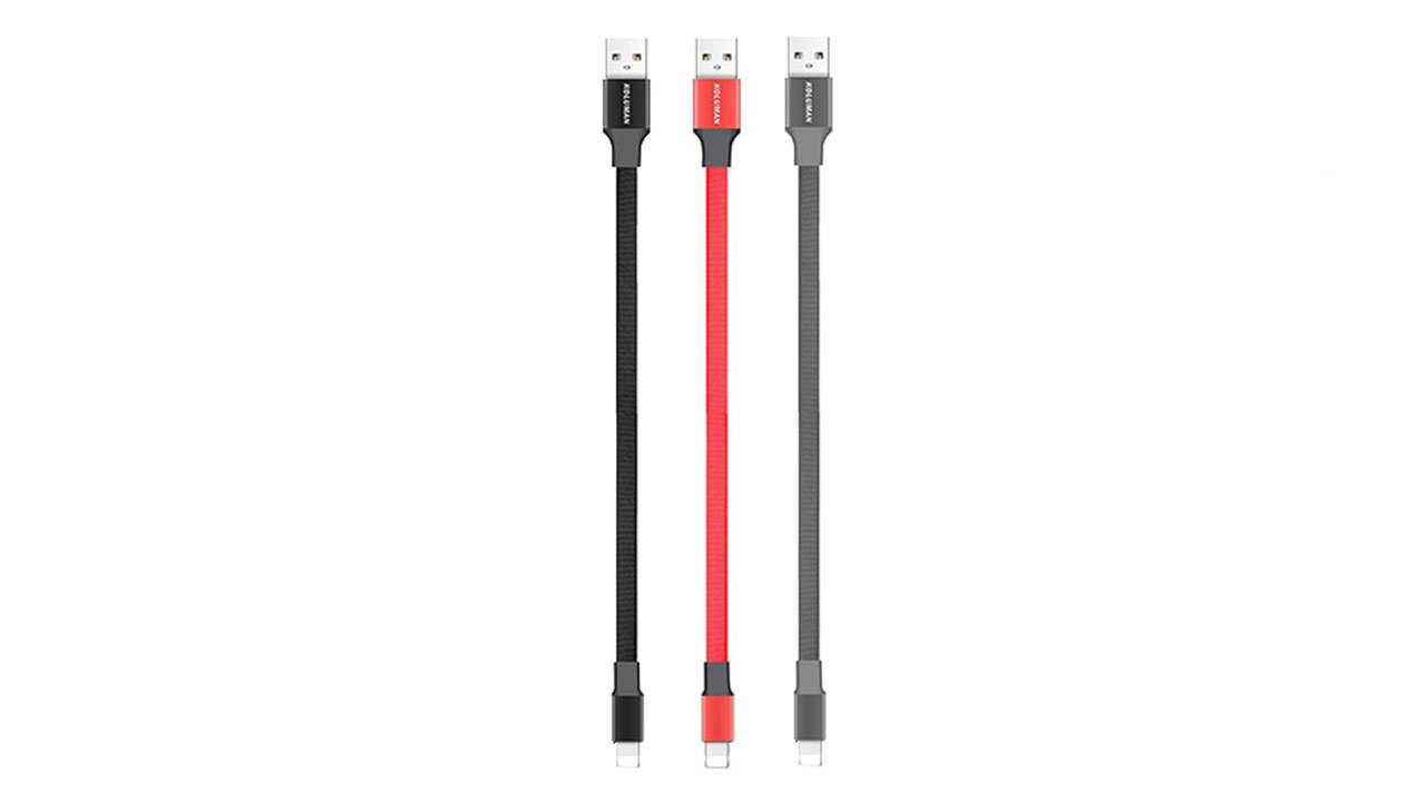 کابل USB به لایتنینگ کلومن مدل KD-27 به طول 20cm