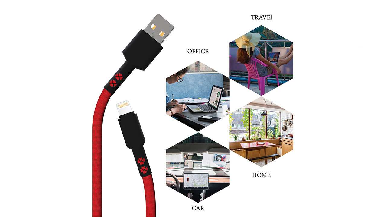 کابل USB به لایتنینگ کلومن مدل KD30 به طول 1 متر