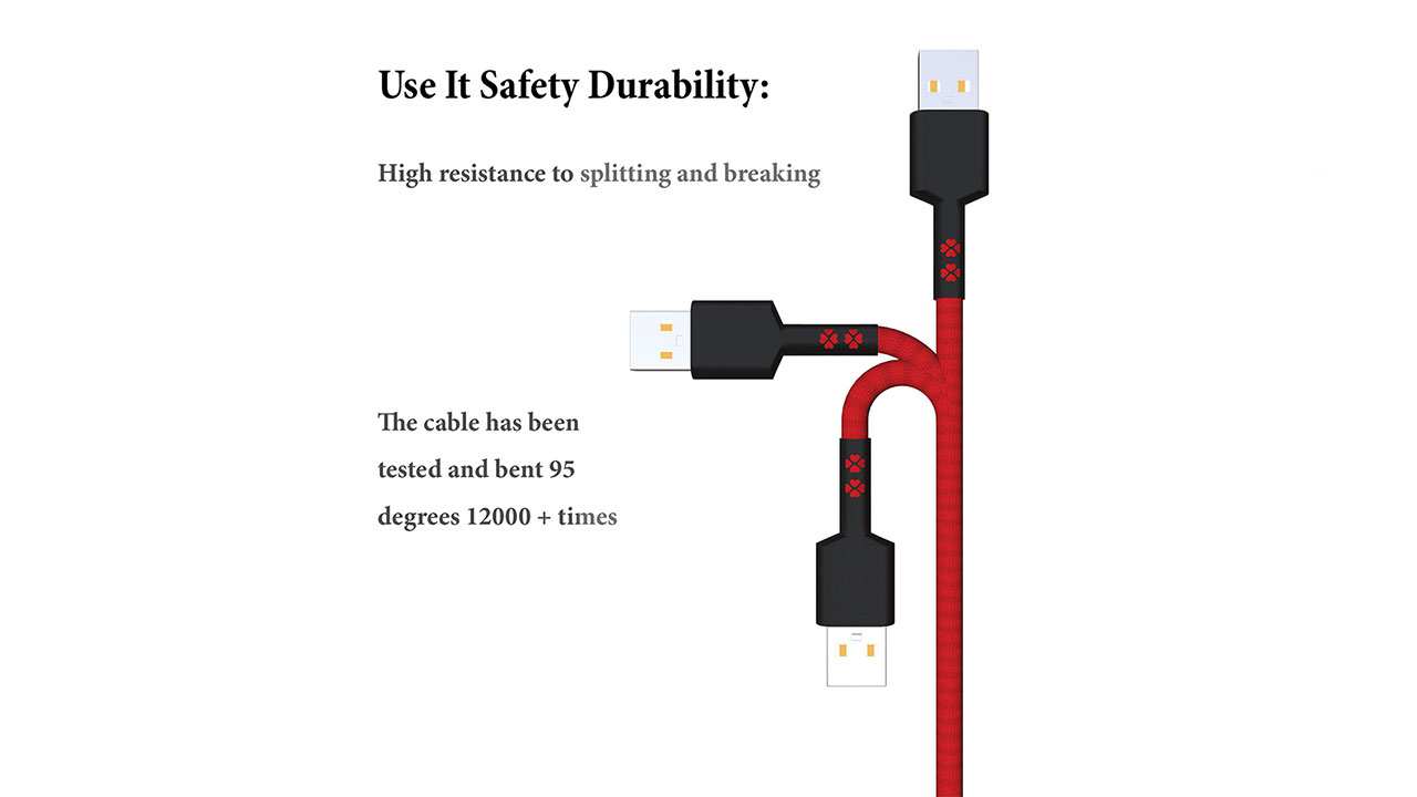 کابل USB به لایتنینگ کلومن مدل KD30 به طول 1 متر