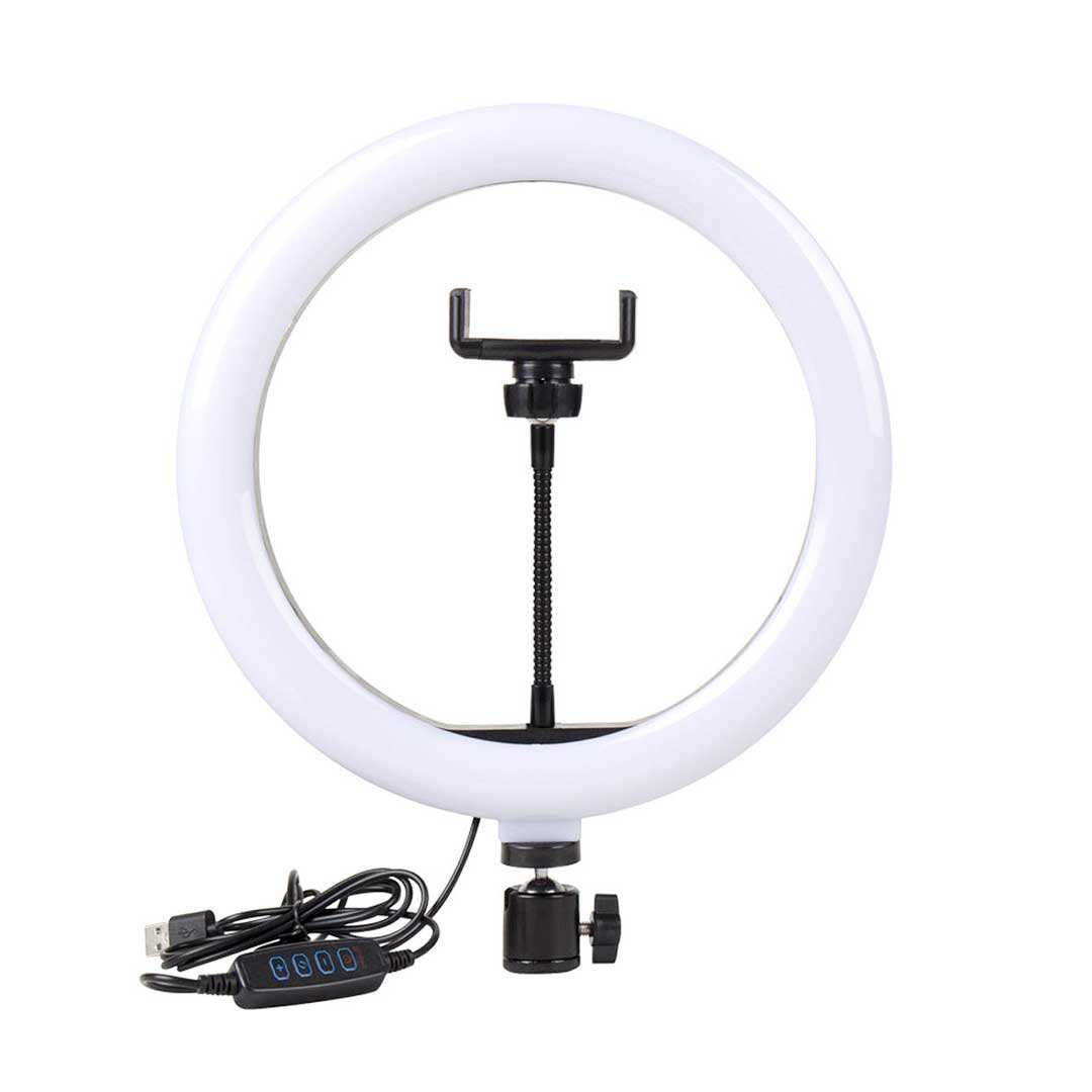 رینگ لایت 10 اینچ مدل Ring Light BK_666