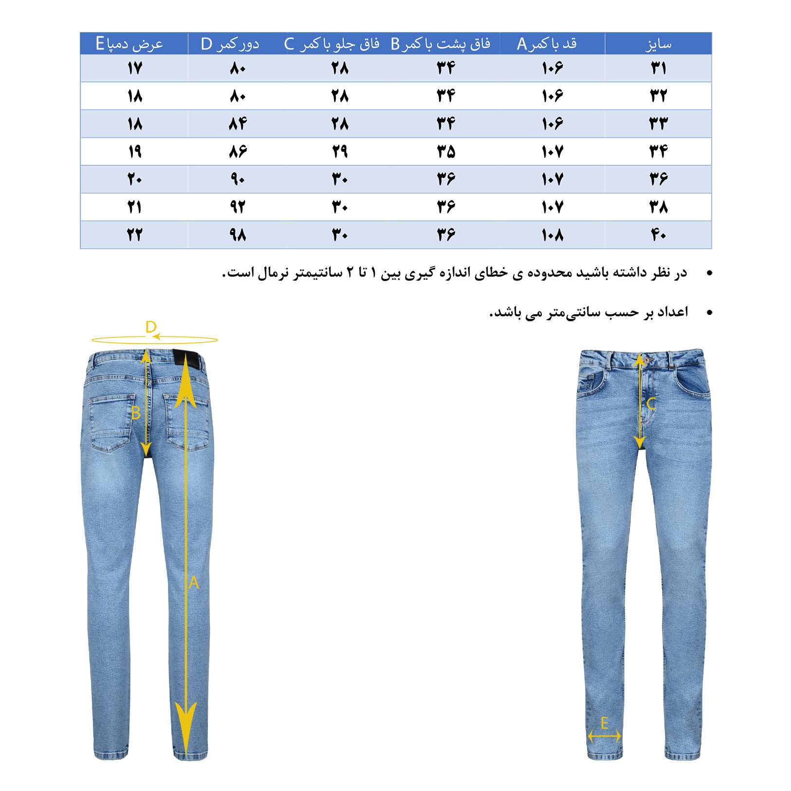 شلوار جین اسلیم مردانه 10384 هوگرو