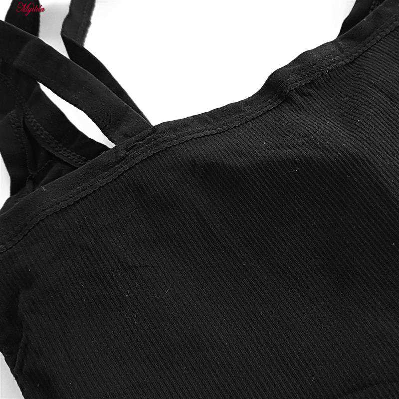 کراپ تاپ زنانه مشکی مدل 4633 ماییلدا