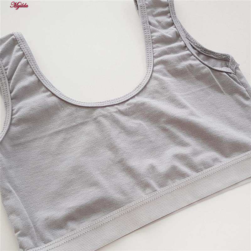 نیم تنه دخترانه مدل بدون پد کد 4597-SGB بسته 3 عددی ماییلدا