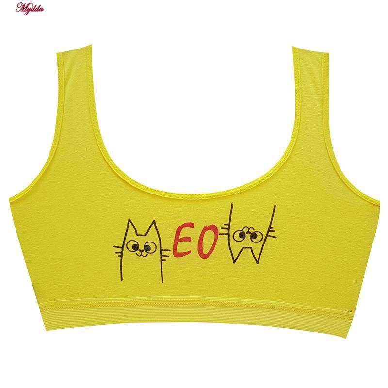 نیم تنه دخترانه مدل بدون پد کد 4597-RPY بسته 3 عددی ماییلدا