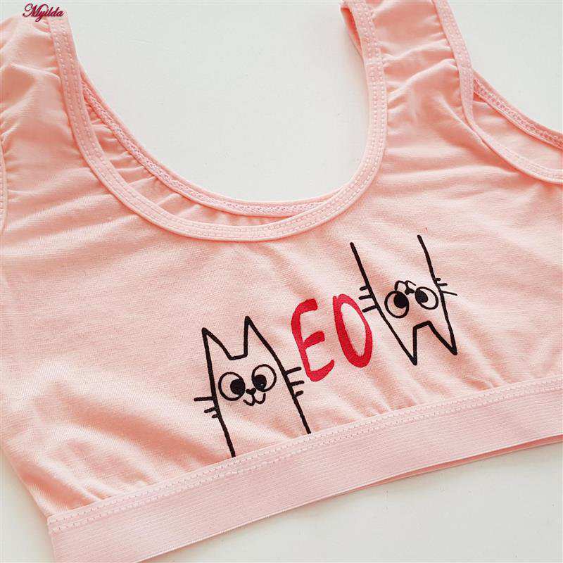 نیم تنه دخترانه مدل بدون پد کد 4597-RPY بسته 3 عددی ماییلدا