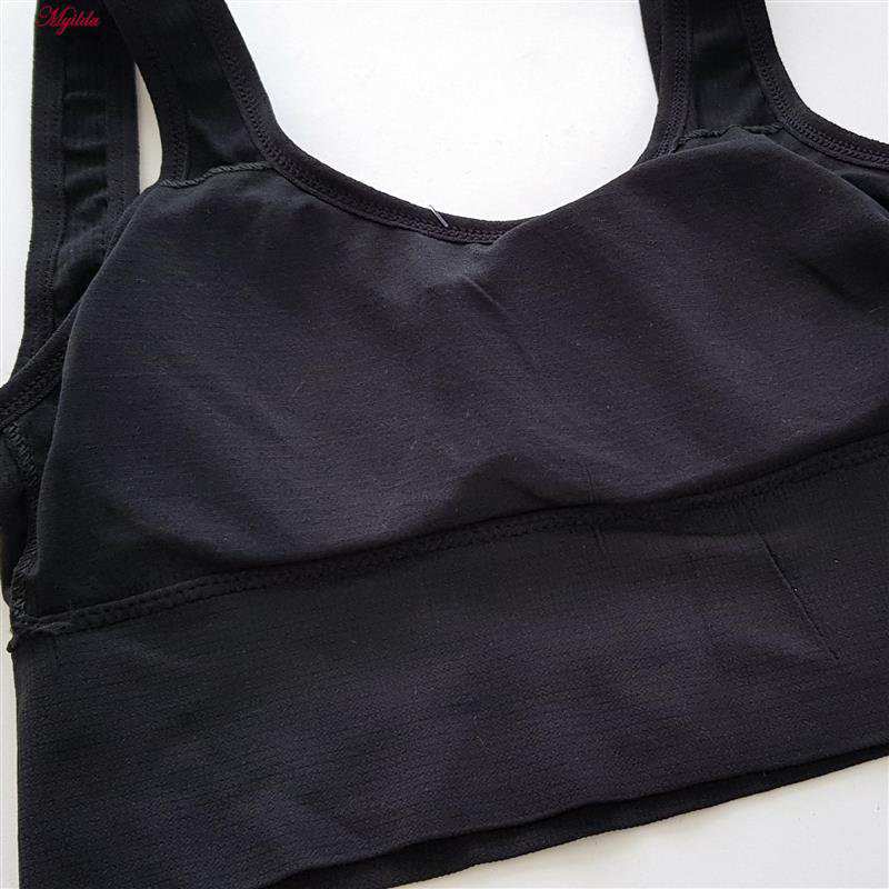 ست نیم تنه و شورت ورزشی زنانه مشکی مدل 4620 ماییلدا