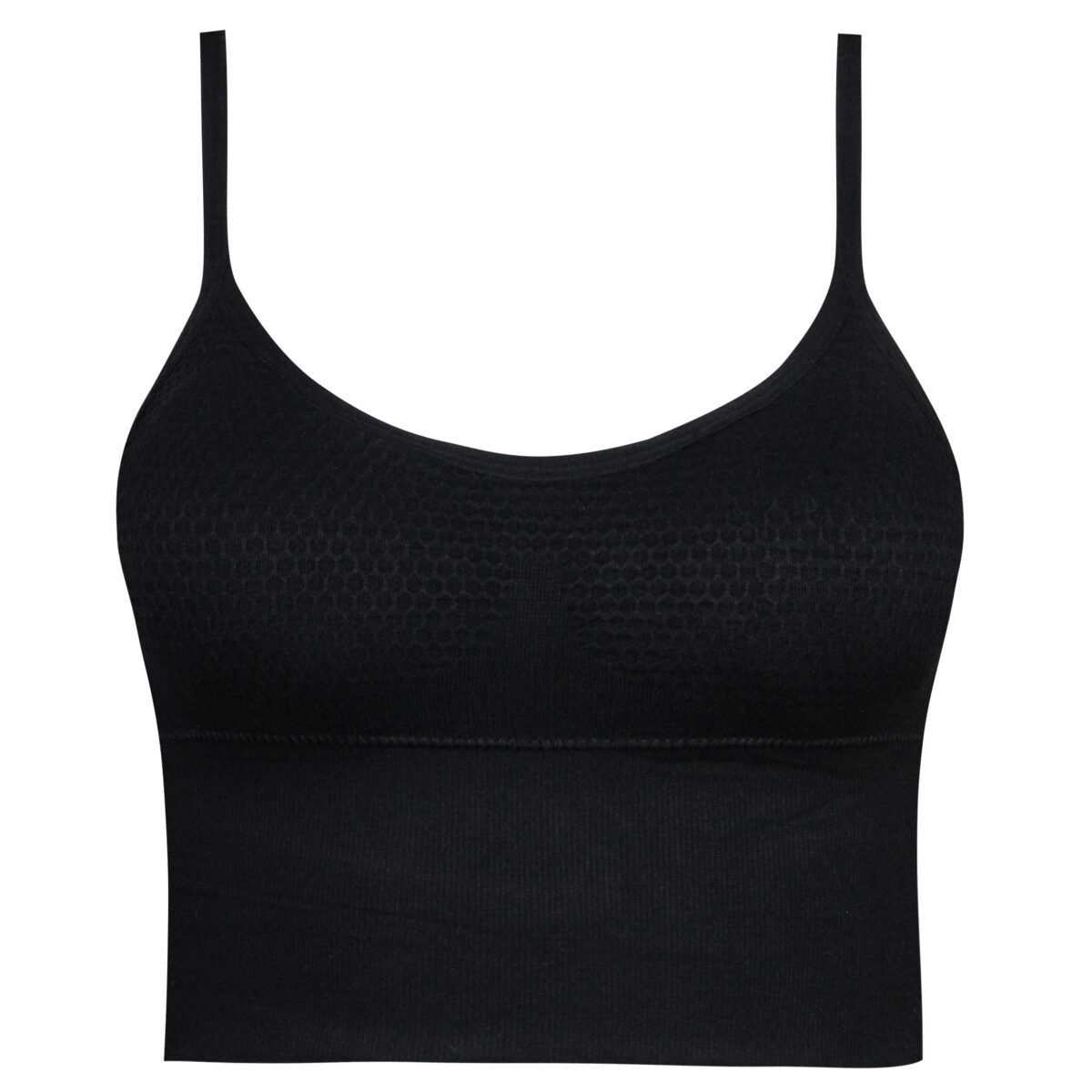 نیم تنه ورزشی زنانه آینا مدل پددار مشکی کد 4634-30010 ماییلدا