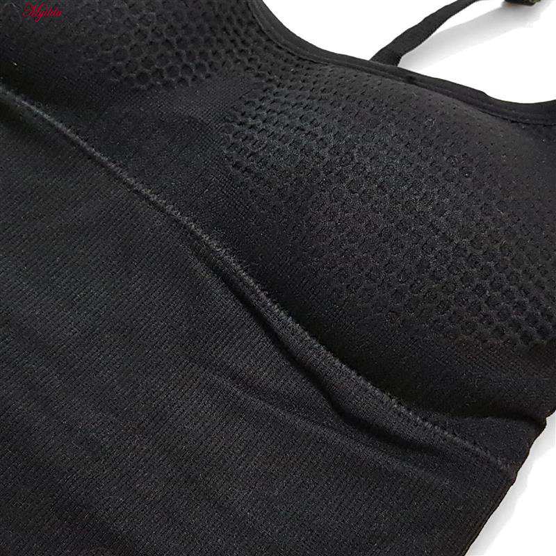 نیم تنه ورزشی زنانه آینا مدل پددار مشکی کد 4634-30010 ماییلدا