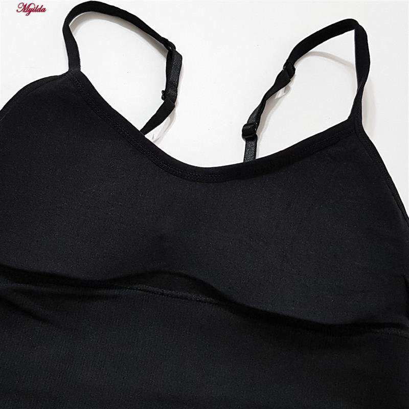 نیم تنه ورزشی زنانه آینا مدل پددار مشکی کد 4634-30010 ماییلدا