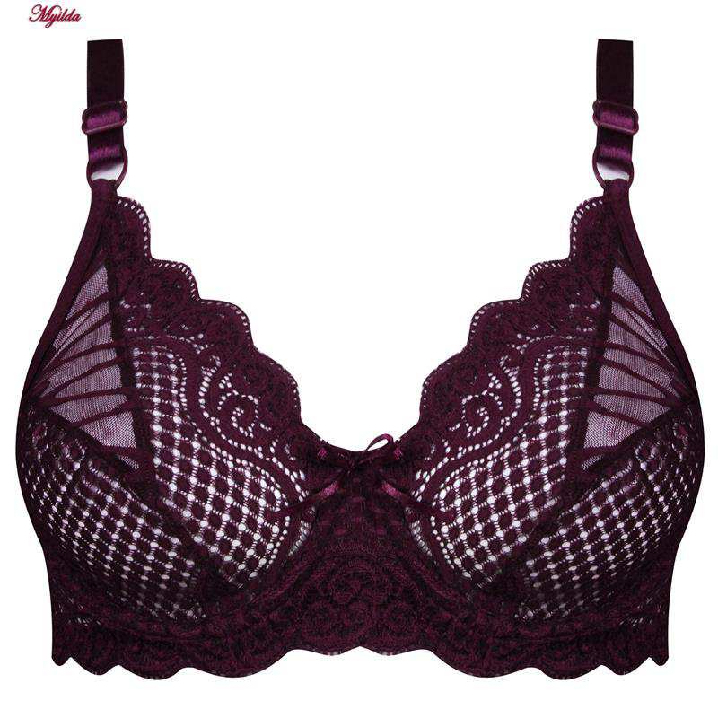 ست شورت و سوتین فنردار زنانه کارنا رز مدل گیپوری عنابی کد 4672-3001 ماییلدا