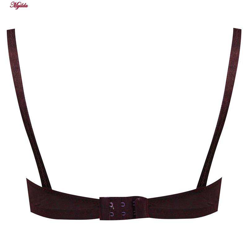 ست شورت و سوتین گیپوری زنانه کارنا رز مدل فنردار عنابی کد 4674 -2027 ماییلدا