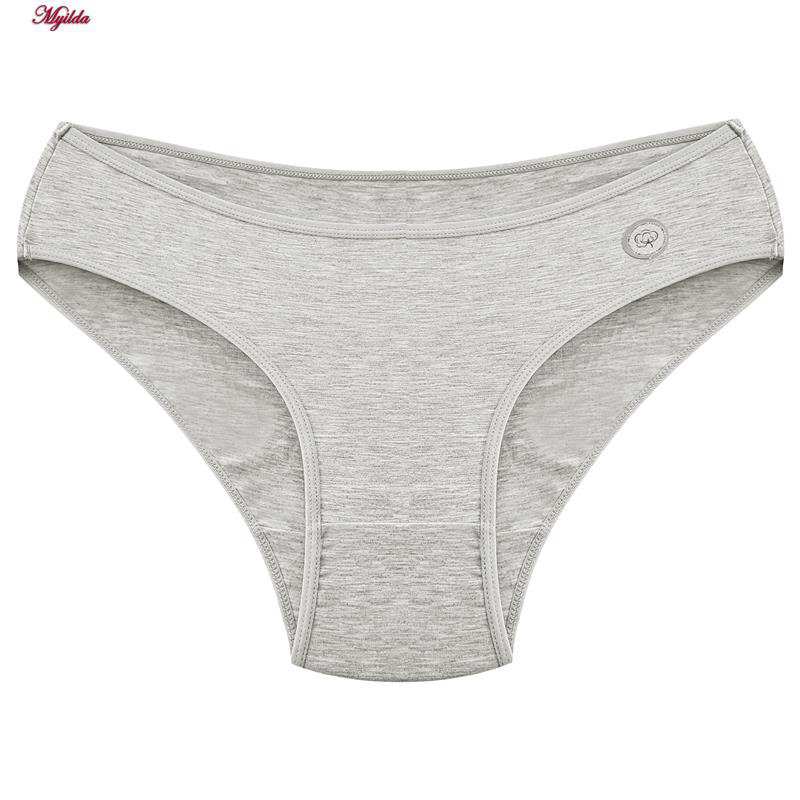 شورت زنانه فیتن مدل پنبه ای طوسی کد 4080-100A ماییلدا