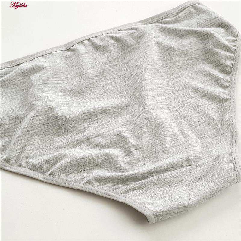 شورت زنانه فیتن مدل پنبه ای طوسی کد 4080-100A ماییلدا
