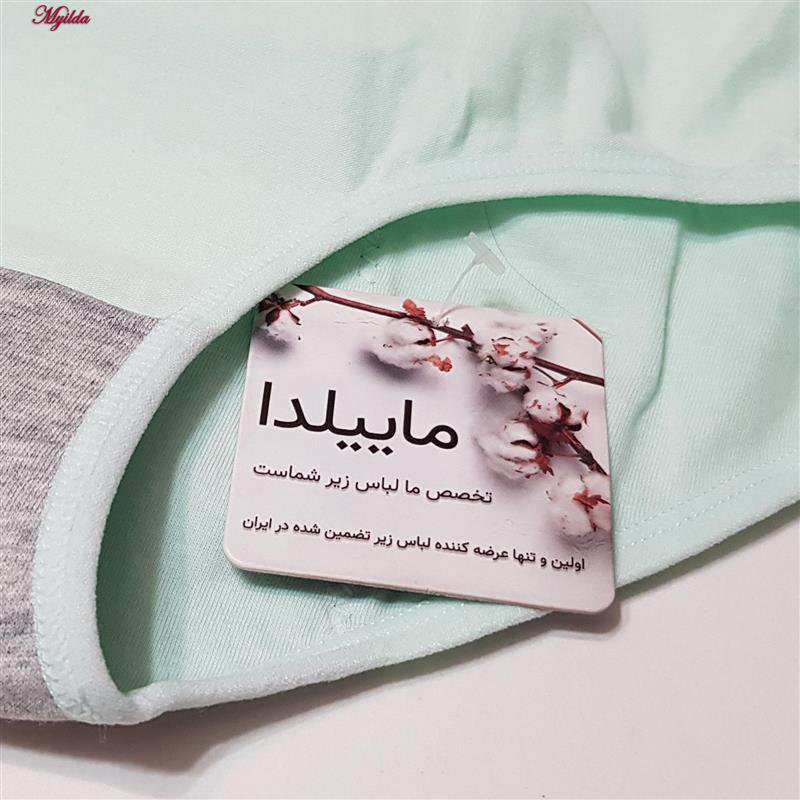 شورتکس دخترانه دو لایه سبز روشن کد 4745-my ماییلدا