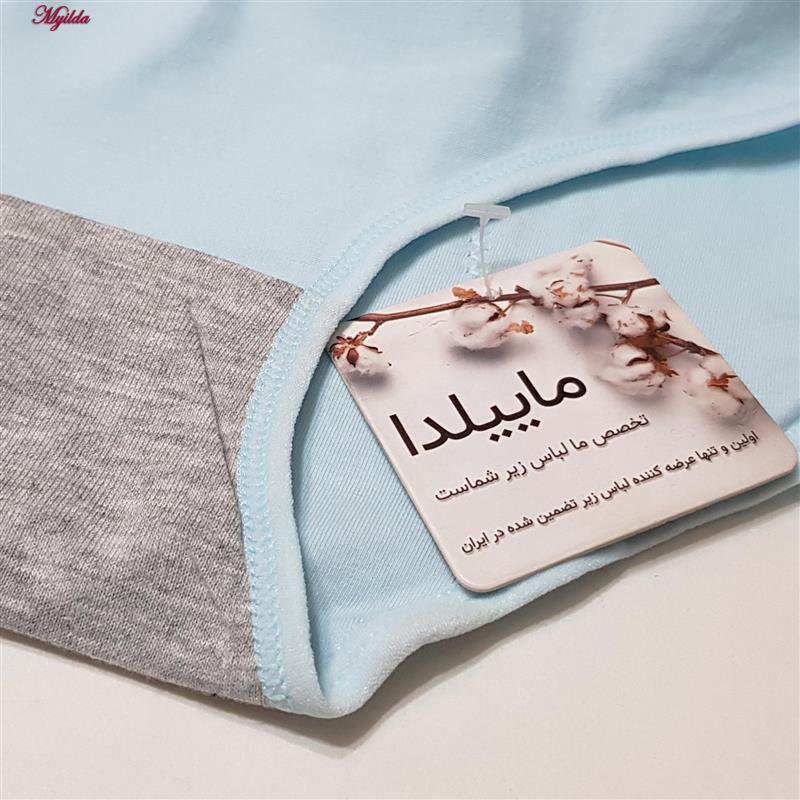 شورتکس دخترانه دو لایه آبی کد 4745-my ماییلدا