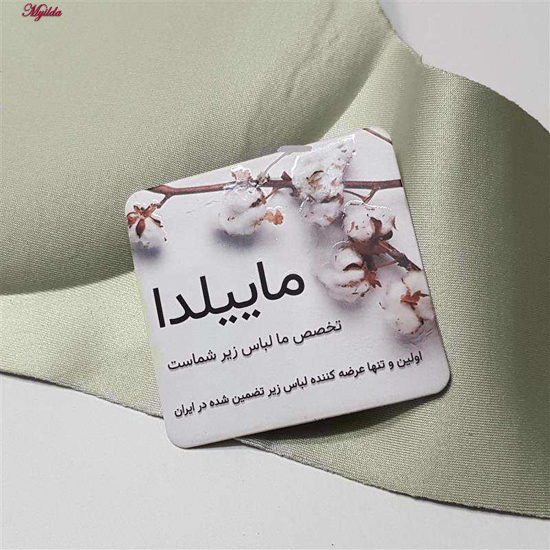 سوتین زنانه i-style مدل پوش آپ سبز پسته ای کد 4749 ماییلدا
