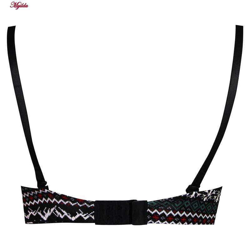 ست شورت و سوتین زنانه پانیذ مدل فنردار دکلته پوش آپ کد 4689-7 ماییلدا
