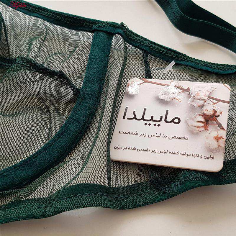 ست شورت و سوتین توری زنانه کد 4783-1828 به همراه نگهدارنده جوراب ماییلدا