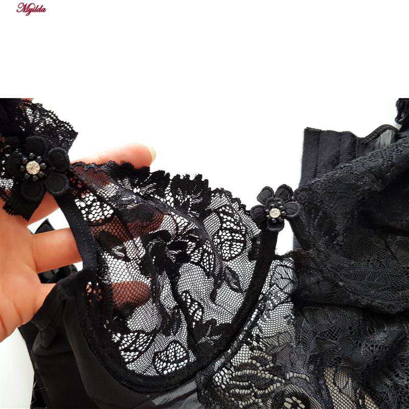 ست فانتزی هارنی مشکی 4758-8017 به همراه شورت و جوراب ماییلدا